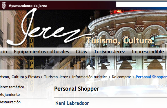Turismo Jerez  –  Personal Shopper  nani labraDoor  Styling Agency